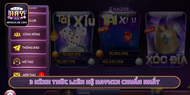 3 hình thức liên hệ HAYWIN chuẩn nhất