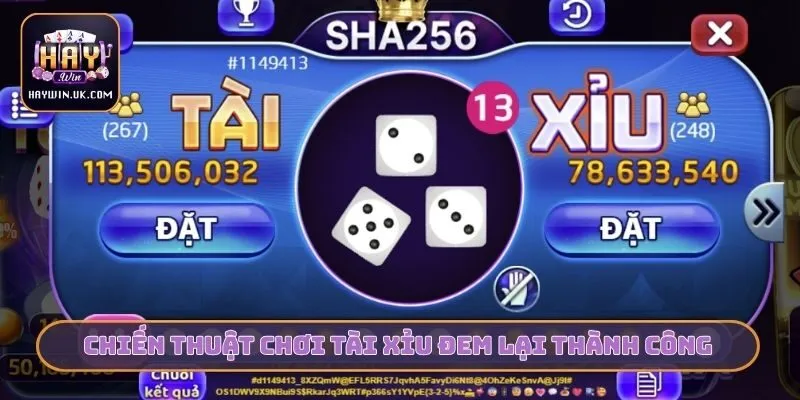 Chiến thuật chơi tài xỉu đem lại thành công