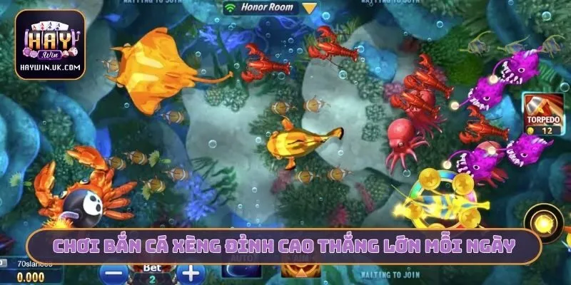 Chơi bắn cá xèng đỉnh cao thắng lớn mỗi ngày