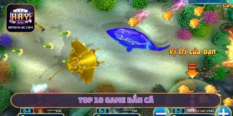 Top 10 game bắn cá