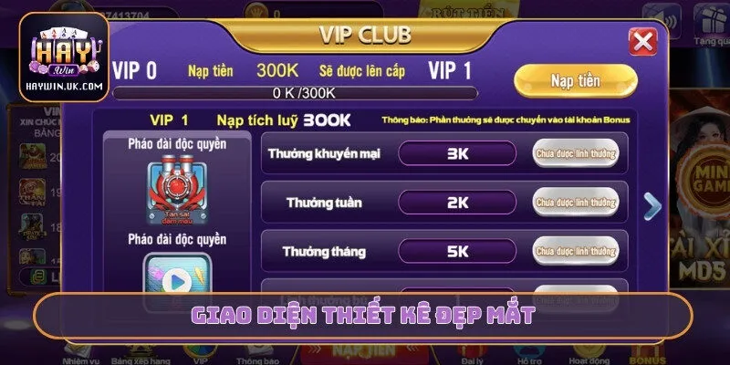 Giao diện thiết kê đẹp mắt